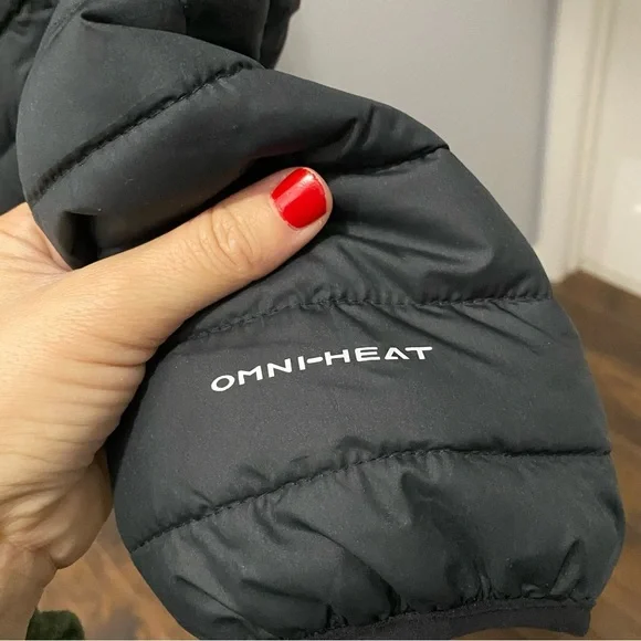 Men’s Columbia Omni-Heat Thermal Down Jacket Puffer Coat Size 3X Black NWOT Flaw - Picture 6 of 12